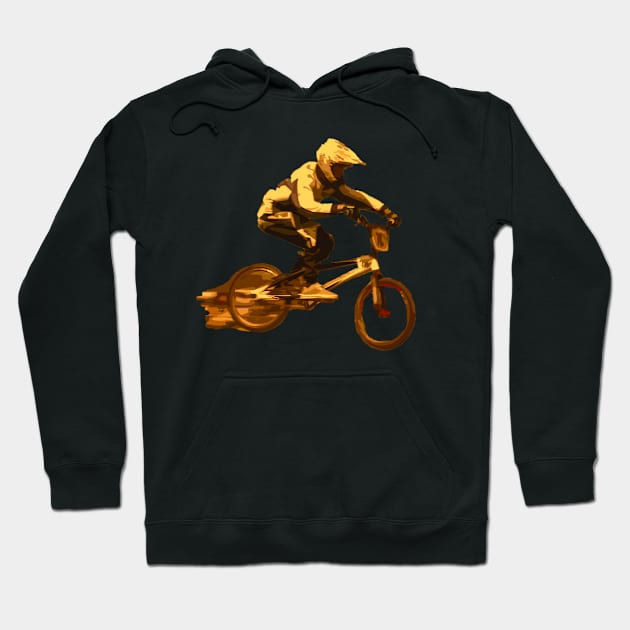 bmx Hoodie by rickylabellevie